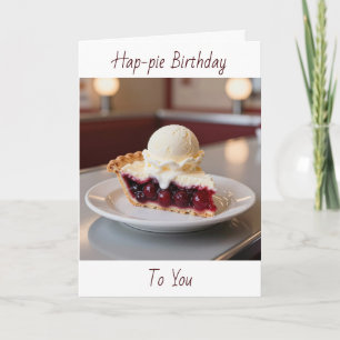 Gefeliciteerd Verjaardag   Kersen Taart Kaart