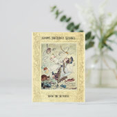 Gefeliciteerd Verjaardag Klassieke Alice Hertogin Briefkaart (Staand voorkant)