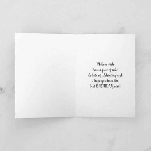 Gefeliciteerd verjaardag, kleindochter/ verjaardag kaart (Binnen)