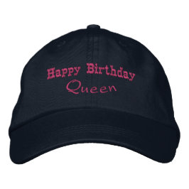 Gefeliciteerd Verjaardag Koningin Gedrukt Mooie Mo Geborduurde Pet