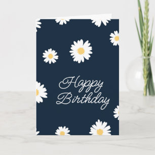 Gefeliciteerd verjaardag Madelief op blauw Kaart