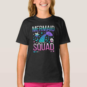 Gefeliciteerd Verjaardag Meermin Troep Oceaan Fees T-shirt