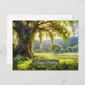 Gefeliciteerd Verjaardag Mooie Natuur Landschap Briefkaart (Voorkant / Achterkant)