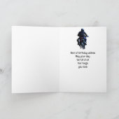 Gefeliciteerd Verjaardag Motorrijder Motorfiets Aa Kaart (Binnen)