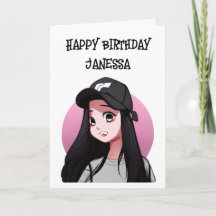 Gefeliciteerd Verjaardag (naam invoegen) Anime Mei