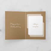 Gefeliciteerd verjaardag neem het ervan cat foto b kaart (Binnen)