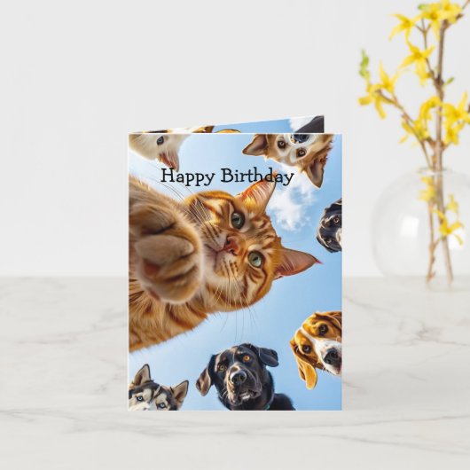 Gefeliciteerd Verjaardag Niet Leuk om Oude Mensen  Kaart (Gele Bloem)