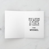 Gefeliciteerd verjaardag | Oranje Boston Terrier Kaart (Binnen)