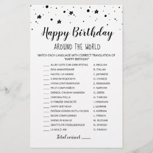 Gefeliciteerd verjaardag over de hele wereld Verja