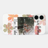Gefeliciteerd Verjaardag Papa Bloem Foto Ik Hou Va Case-Mate iPhone Case (Achterkant (horizontaal))