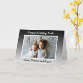 Gefeliciteerd Verjaardag Papa Persoonlijke Fotokaa Kaart (Gele Bloem)