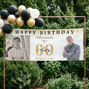 Gefeliciteerd Verjaardag Proost Op 60 Jaar Foto To Spandoek