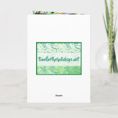 Gefeliciteerd Verjaardag Retro Paddenstoelen en kl Kaart (Achterkant)