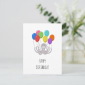 Gefeliciteerd Verjaardag Schattige Grappige Cartoo Briefkaart (Staand voorkant)