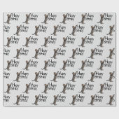 Gefeliciteerd Verjaardag Tabby Kat leuk Cadeaupapier (Vlak)