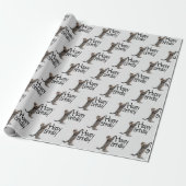 Gefeliciteerd Verjaardag Tabby Kat leuk Cadeaupapier (Uitgerold)