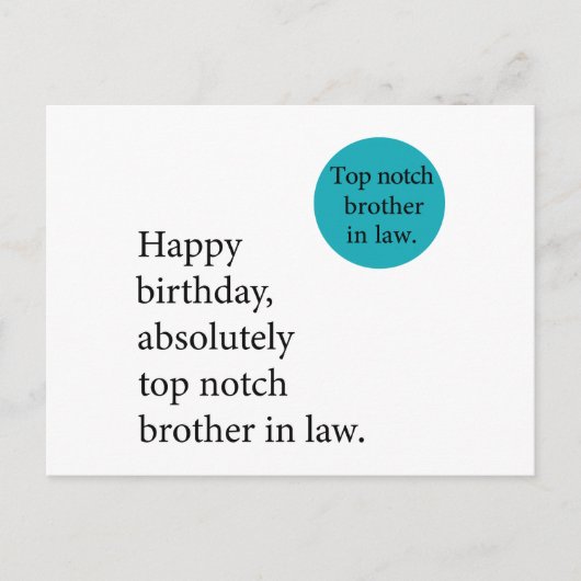 Gefeliciteerd verjaardag top broer geweldig  briefkaart (Voorkant)