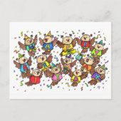 Gefeliciteerd Verjaardag Uilen door Nicole Janes Briefkaart (Voorkant)