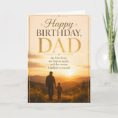 Gefeliciteerd Verjaardag Vader Kaart | Mijn Eerste (Voorkant)