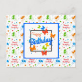 Gefeliciteerd Verjaardag Vlinders Briefkaart (Voorkant)