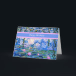Gefeliciteerd Verjaardag, Waterlelies sjabloon<br><div class="desc">Gefeliciteerd Verjaardag - Waterlelies,  1919,  prachtig schilderij van Claude Monet. Dit is een sjabloon,  klaar om gepersonaliseerd te worden of zoals het is te laten.</div>