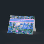 Gefeliciteerd Verjaardag, Waterlelies sjabloon<br><div class="desc">Gefeliciteerd Verjaardag - Waterlelies, 1919, prachtig schilderij van Claude Monet. Dit is een sjabloon, klaar voor je om te personaliseren of zoals het is te laten.</div>