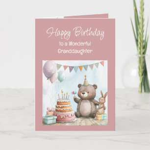 Gefeliciteerd verjaardag Wonderbaarlijke Kleindoch Kaart