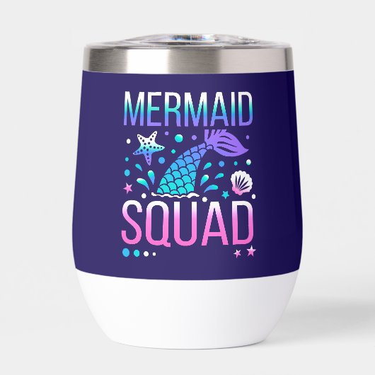 Gefeliciteerd Verjaardag Zeemeermin Squad Oceaan F (Voorkant)