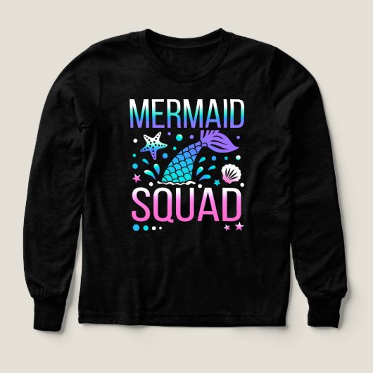 Gefeliciteerd Verjaardag Zeemeermin Squad Oceaan F (Voorkant)
