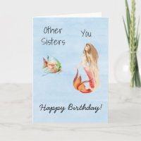 Gefeliciteerd Verjaardag Zus Zeemeermin Liefhebber