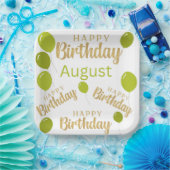 Gefeliciteerd verjaardagsdag Augustus Bord (Feest)