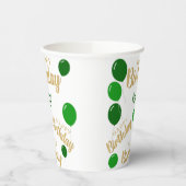 Gefeliciteerd verjaardagsdag van mei papieren bekers (Links)