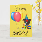 Gefeliciteerd verjaardagskaart! kaart (Gele Bloem)