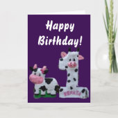 Gefeliciteerd verjaardagskaart kaart (Voorkant)