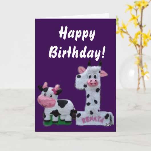 Gefeliciteerd verjaardagskaart kaart (Gele Bloem)