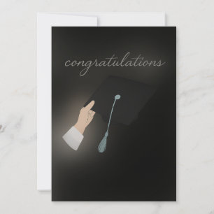 Gefeliciteerd Verjaardagskaart – Zwart & Elegant Advieskaart