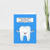 Gefeliciteerd Verlies van Eerste Tand Kaart (Voorkant)