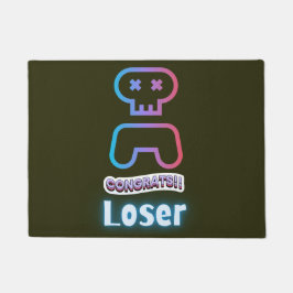 GEFELICITEERD VERLOREN GAMER DEURMAT