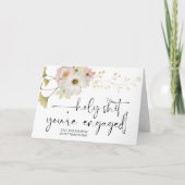 Gefeliciteerd Verloving Bride en Groom Kaart (Voorkant)