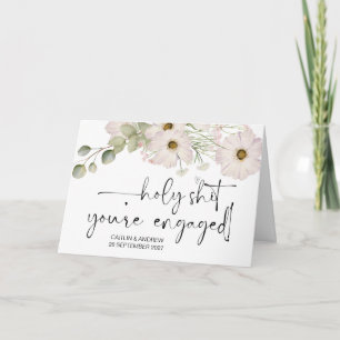 Gefeliciteerd Verloving Bride en Groom Kaart