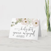 Gefeliciteerd Verloving Bride en Groom Kaart (Voorkant)