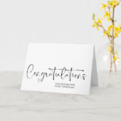 Gefeliciteerd Verloving Bride Groom Car Kaart (Gele Bloem)