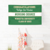 Gefeliciteerd! Verpleegkunde graad! Afgestudeerd Spandoek (Insitu)