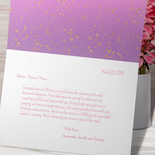 Gefeliciteerd Verpleegkundige Afstuderen Kaart