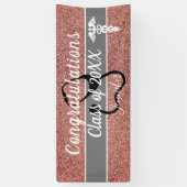 Gefeliciteerd Verpleegkundige Afstuderen Roos Gold Spandoek (Verticaal)