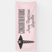 Gefeliciteerd, verpleegkundige EMT Spandoek (Verticaal)