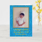 Gefeliciteerd verpleegschool kaart (Gele Bloem)