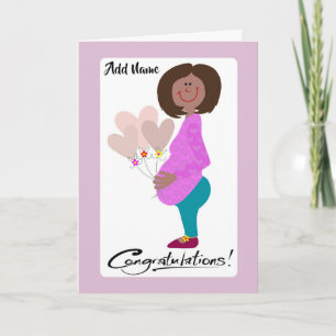 Gefeliciteerd Verwacht je mama kaart