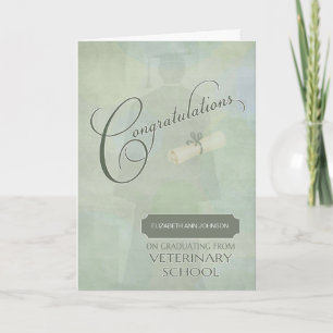 Gefeliciteerd, Veterinary School Afstuderen op naa Kaart