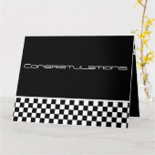 Gefeliciteerd, Victory Lane past bij je Kaart (Gele Bloem)